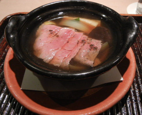 Hot Pot- Thinly Sliced Japanese Wagyu Beef and Seasonal Vegetables
