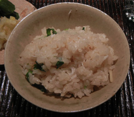 Steamed Rice-Steamed Rice with Black-throat Seaperch
